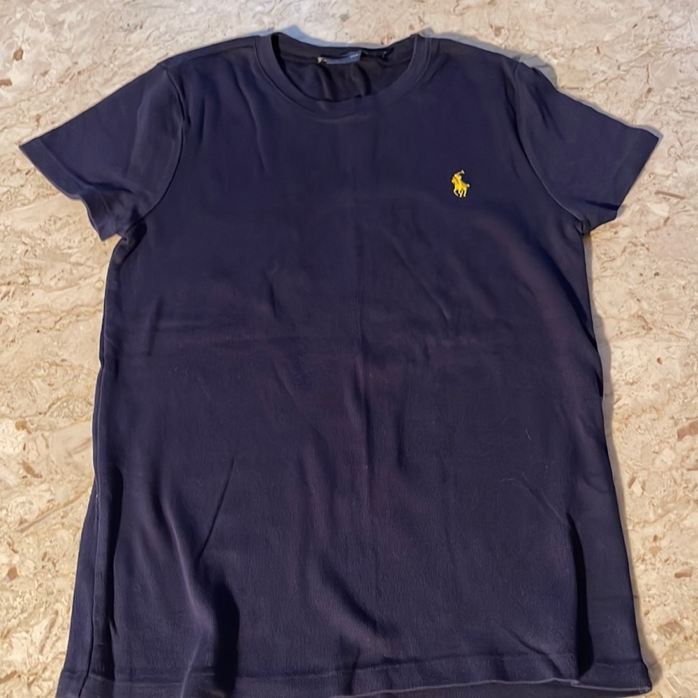 Ralph Lauren sport short sleeve top Size L Navy